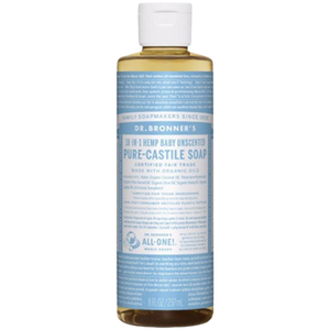 Dr. Bronner's 18-IN-1 Baby Unscented Pure-Castile Soap Dr. Bronner's 18-IN-1 Baby Unscented Pure-Castile Soap