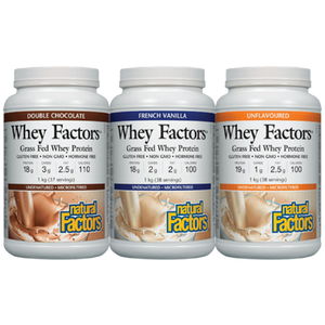 Natural Factors Whey Factors Protein Powder | 1000 grams Natural Factors Whey Factors Protein Powder | 1000 grams