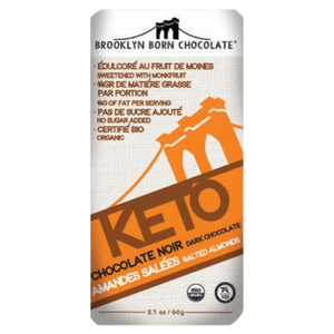 Brooklyn Born Chocolate Keto Salted Almond Dark Chocolate Bar Brooklyn Born Chocolate Keto Salted Almond Dark Chocolate Bar