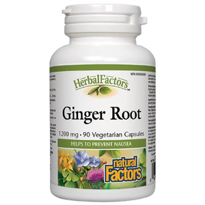 Natural Factors Herbal Ginger Root Capsules Natural Factors Herbal Ginger Root Capsules