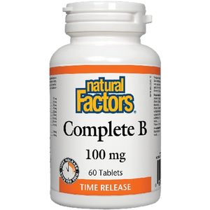 Natural Factors Complete B Time Release 100 mg | 60 Tablets Natural Factors Complete B Time Release 100 mg | 60 Tablets