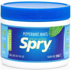 SPRY Peppermint Sugar Free Mints | 240 pieces SPRY Peppermint Sugar Free Mints | 240 pieces
