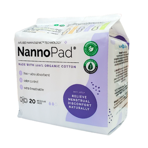 NannoPad Infused Nannogentic Technology Regular Sanitary Pads NannoPad Infused Nannogentic Technology Regular Sanitary Pads