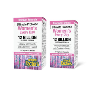 Natural Factors Women’s Every Day 12 Billion Probiotic Formula Capsules Natural Factors Women’s Every Day 12 Billion Probiotic Formula Capsules