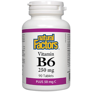 Natural Factors Vitamin B6 250mg Tablets Natural Factors Vitamin B6 250mg Tablets