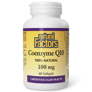 Natural Factors Coenzyme Q10 100mg | 120 Softgels Natural Factors Coenzyme Q10 100mg | 120 Softgels