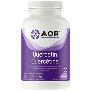 AOR Quercetin 500mg Natural Antioxidant | 100 Capsules AOR Quercetin 500mg Natural Antioxidant | 100 Capsules