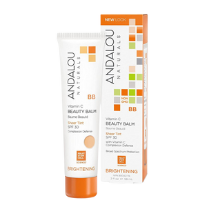 Andalou Naturals Bright Vit C Beauty Balm Sunscreen SPF 30 (Sheer Tint) | 58mL Andalou Naturals Bright Vit C Beauty Balm Sunscreen SPF 30 (Sheer Tint) | 58mL