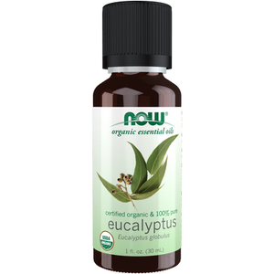 NOW 100% Pure & Organic Eucalyptus Essential Oil 30mL NOW 100% Pure & Organic Eucalyptus Essential Oil 30mL