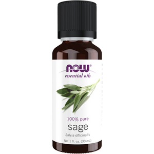 NOW 100% Pure Sage Essential Oil 30mL NOW 100% Pure Sage Essential Oil 30mL