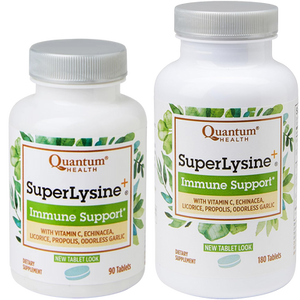 Quantum Health Super Lysine+ Cold Sore System Strength Tablets Quantum Health Super Lysine+ Cold Sore System Strength Tablets