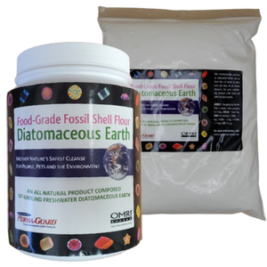 Diatomaceous Earth Fossil Shell Flour - both sizes