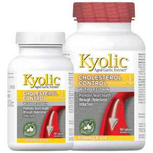 Kyolic Cholesterol Control with Lecithin Formula 104 Capsules Kyolic Cholesterol Control with Lecithin Formula 104 Capsules