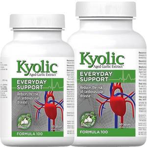 Kyolic Aged Garlic Extract Everyday Support Formula #100 Capsules Kyolic Aged Garlic Extract Everyday Support Formula #100 Capsules