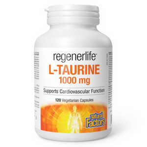 Natural Factors regenerLife L-Taurine 1000 mg Capsules Natural Factors regenerLife L-Taurine 1000 mg Capsules