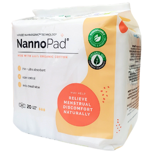 NannoCare NannoPad 100% Organic Cotton Super Pads 20 Pack NannoCare NannoPad 100% Organic Cotton Super Pads 20 Pack