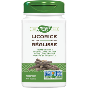 Nature's Way Licorice Root Treats Urinary & Intestinal Inflammation | 100 Capsules Nature's Way Licorice Root Treats Urinary & Intestinal Inflammation | 100 Capsules