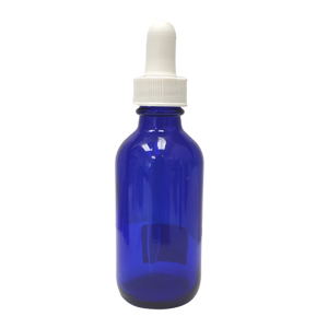 Pure Potent WOW Empty Refillable Blue Glass Bottle Eyedropper 60 ml Pure Potent WOW Empty Refillable Blue Glass Bottle Eyedropper 60 ml