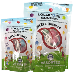 Sweet & Friendly Assorted Lollipops - size variants