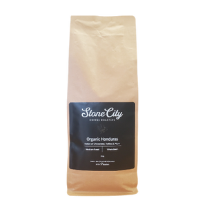 Stone City Coffee Roasters Organic Honduras Whole Bean 454 grams Stone City Coffee Roasters Organic Honduras Whole Bean 454 grams