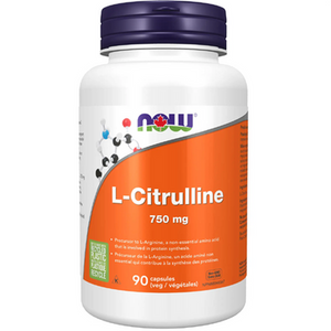 NOW L-Citrulline 750 mg | 90 Capsules NOW L-Citrulline 750 mg | 90 Capsules