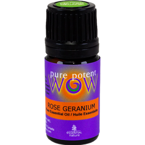 Pure Potent WOW Certified Organic Rose Geranium Essential Oil | 5 ml Pure Potent WOW Certified Organic Rose Geranium Essential Oil | 5 ml