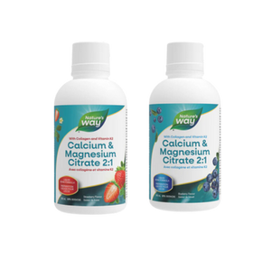Nature's Way Calcium & Magnesium Citrate 2:1 - Flavour variants