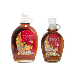 Canadian Heritage Organics 100% Pure Organic Maple Syrup - sizes
