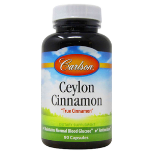 Carlson Ceylon Cinnamon 500 mg 90 capsules - front packaging