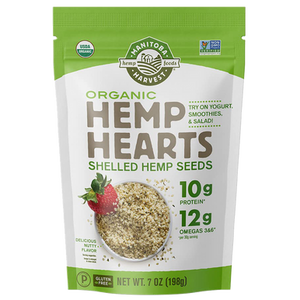Manitoba Harvest Organic Hemp Hearts Shelled Hemp Seeds | 200 grams Manitoba Harvest Organic Hemp Hearts Shelled Hemp Seeds | 200 grams