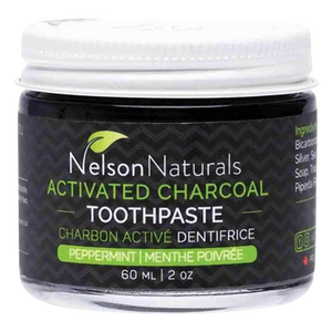 Nelson Naturals Activated Charcoal Toothpaste (Peppermint) | 93 grams Nelson Naturals Activated Charcoal Toothpaste (Peppermint) | 93 grams