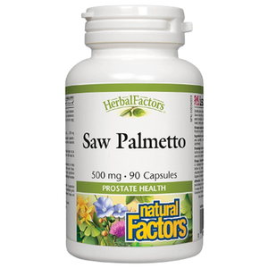 Natural Factors Saw Palmetto Prostate Health 500 mg Capsules Natural Factors Saw Palmetto Prostate Health 500 mg Capsules