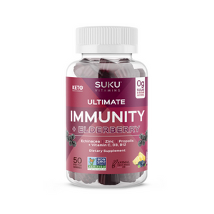 SUKU Vitamins Ultimate Immunity Plus Elderberry Gummies SUKU Vitamins Ultimate Immunity Plus Elderberry Gummies