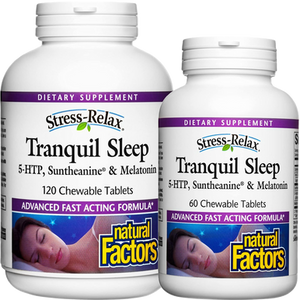 Natural Factors Stress-Relax Tranquil Sleep Tablets Natural Factors Stress-Relax Tranquil Sleep Tablets