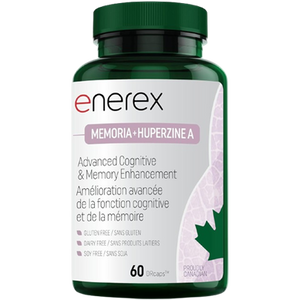 Enerex Memoria + Huperzine A Advanced Cognitive & Memory Enhancement DRcaps Enerex Memoria + Huperzine A Advanced Cognitive & Memory Enhancement DRcaps