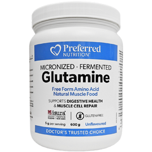 Preferred Nutrition Micronized Fermented Glutamine Powder | 600 grams Preferred Nutrition Micronized Fermented Glutamine Powder | 600 grams