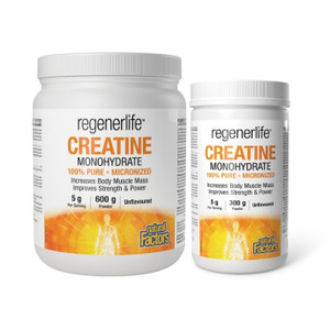 Natural Factors Micronized Creatine Monohydrate - 2 sizes Natural Factors Micronized Creatine Monohydrate - 2 sizes
