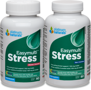 Platinum Naturals Easymulti Stress Multivitamin for Men & Women Softgels Platinum Naturals Easymulti Stress Multivitamin for Men & Women Softgels