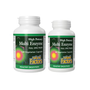 Natural Factors High Potency Multi Enzyme Full Spectrum | 2 sizes