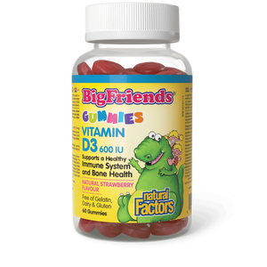 Natural Factors Big Friends Vitamin D3 Gummies Natural Factors Big Friends Vitamin D3 Gummies