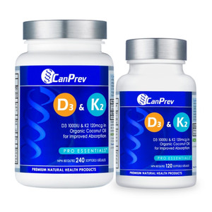 CanPrev D3 & K2 Softgels