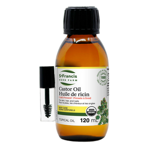 St. Francis Herb Farm Cold Pressed Castor Oil (with Brush) St. Francis Herb Farm Cold Pressed Castor Oil (with Brush)