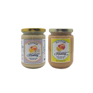 Reger Honey Farm Raw & Unpasteurized Lemon Honey (2 flavours) | 500grams - lemon ginger, lemon flavoured