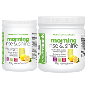 Prairie Naturals - Morning Rise & Shine (Alkaline & Electrolyte Replenishing Drink Powder). Prairie Naturals - Morning Rise & Shine (Alkaline & Electrolyte Replenishing Drink Powder).