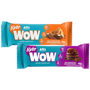 ANS Performance Keto WOW Snack Bar | 40 grams - flavour variants ANS Performance Keto WOW Snack Bar | 40 grams - flavour variants