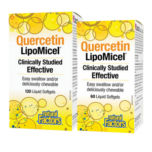 Natural Factors Quercetin LipoMicel Matrix Softgels Natural Factors Quercetin LipoMicel Matrix Softgels