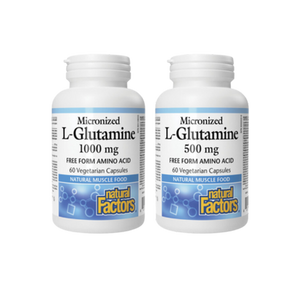Natural Factors Micronized L-Glutamine 60 Capsules - product variants Natural Factors Micronized L-Glutamine 60 Capsules - product variants