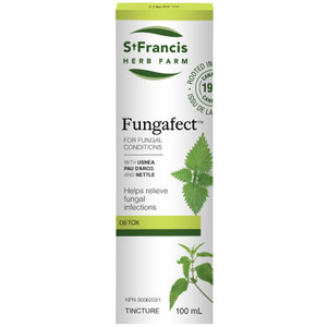 St. Francis Herb Farm Fungafect Tincture - front packaging St. Francis Herb Farm Fungafect Tincture - front packaging