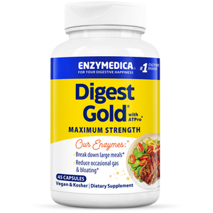 Enzymedica Digest Gold with ATPro Capsules - front label