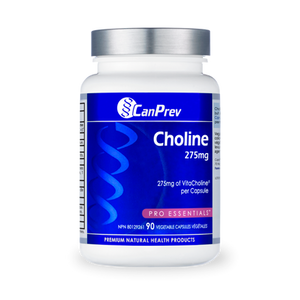 CanPrev Pro Essentials Choline 275mg Capsules - front label